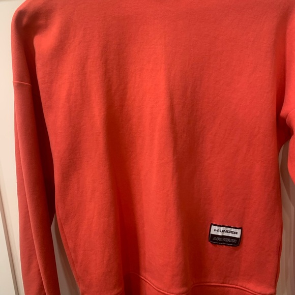 Under Armour Kids' Red Crewneck Sweatshirt - Picture 1 of 4